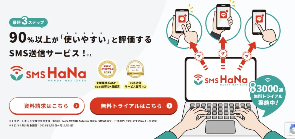 SMS HaNa紹介画像の1枚目